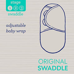 Swaddleme Original Swaddle – Size Small/Medium, 0-3 Months, 5-Pack (Denim Woodland) Easy To Use Newborn Swaddle Wrap Keeps Baby Cozy And Secure And Helps Prevent Startle Reflex