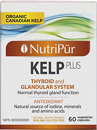 Nutripur Organic KelpPlus, Iodine Supplement, 60 vegetarian capsules