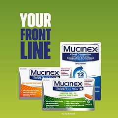 Mucinex Multi-Action Cold & Sinus Caplets, 20 count