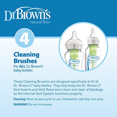 Dr. Brown's 620 Natural Flow Cleaning Brush, 4-Pack