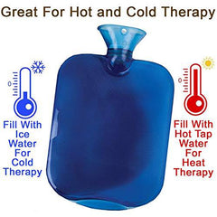 Carex Health Brands Carex Hot Water Bottle with Fleece Cover