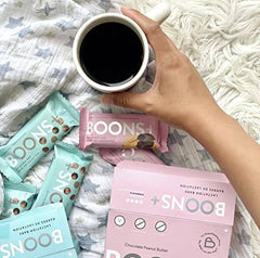 Booby Boons+ Protein Chocolate Chip Bars; (6x45g). Award Winning, Wheat-Free, Soy-Free Breastfeeding Support. Made with Love in Canada