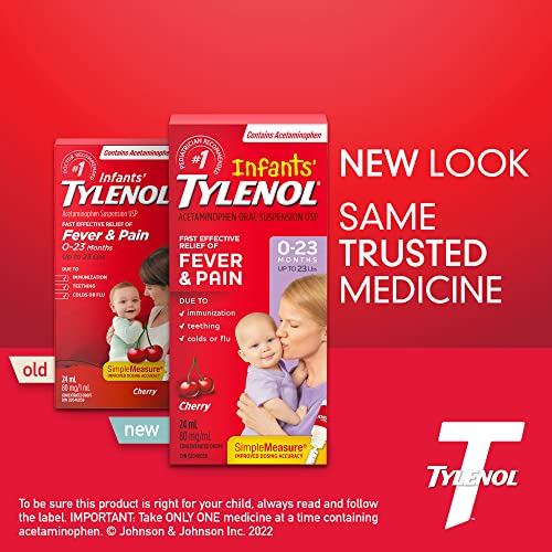 Tylenol Peds Tylenol Infants Acetaminophen Suspension Concentrated Drops, Dye-free Grape, 24 ml 24 milliliter