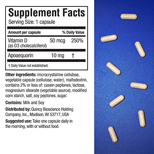 Prevagen Improves Memory - Regular Strength 10mg, 30 Capsules with Apoaequorin & Vitamin D & Prevagen 7-Day Pill Minder | Brain Supplement for Better Brain Health, Supports Healthy Brain Function