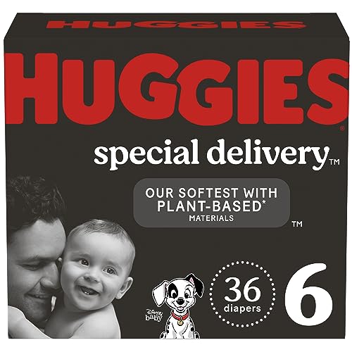 Huggies Special Delivery Hypoallergenic Baby Diapers, Size 6, Giga Pack, 36ct