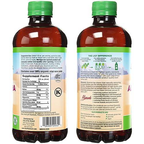 Lily Of The Desert Aloe Vera Gel Whole Leaf-Plastic, 946 Milliliter