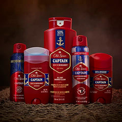 Old Spice Red Collection Captain Scent Deodorant for Men 85g Pack with 3