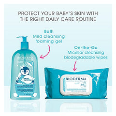 Bioderma ABCDerm H2O Baby Skin Care, 1000.0 ml (Pack of 1)