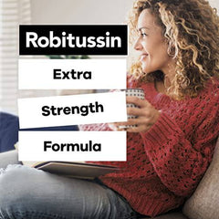 Robitussin Extra Strength Mucus & Phlegm Syrup, Alcohol Free, Cherry Flavour