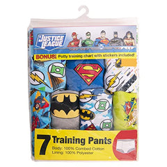 DC Comics 3PK, 7PK and 10PK Potty Training Pants with Superman, Batman, Wonder Woman and More with Stickers Sizes 2T, 3T, and 4T