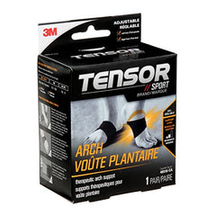 Tensor Therapeutic Arch Support - Adjustable - Right and Left - Black