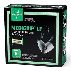 Medline Medigrip LF Elastic Tubular Support Bandages, 1 Roll, Size B: 2-1/2"W x 11 yd.