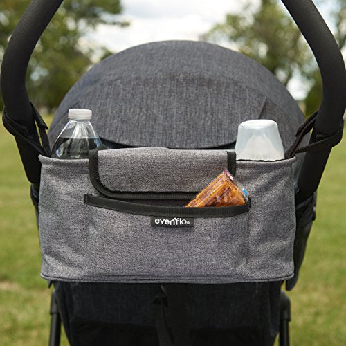 Evenflo Universal Stroller Organizer, Grey Melange