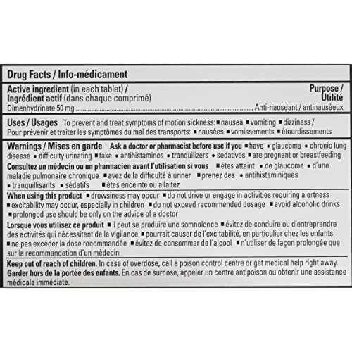 Gaviscon Nausea Dimenhydrinate Tablet, 12 Count