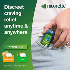 Nicorette Nicotine Lozenges, Quit Smoking Aid, Fruit, 4mg 160 count