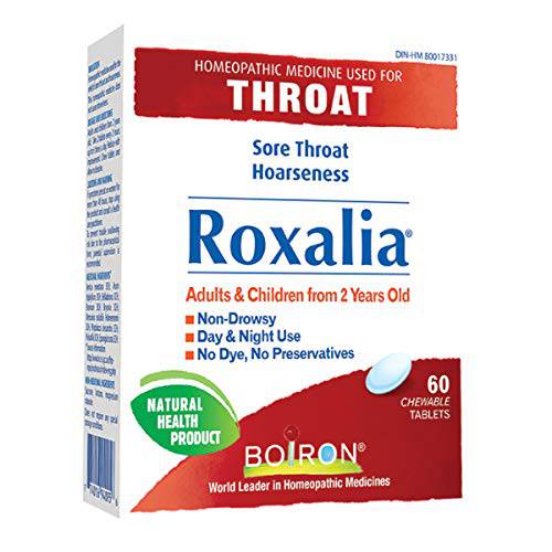 Roxalia Relieves Sore Throats and Hoarseness