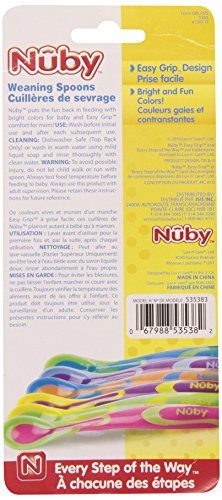 Nuby 535383 Fun Feeding Spoons