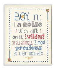 The Kids Room by Stupell Textual Art Wall Plaque, A Noise with Dirt on It