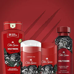 Old Spice Wild Collection Aluminum Free Antiperspirant And Deodorant For Men, Wolfthorn Scent, 85G (Pack Of 3)