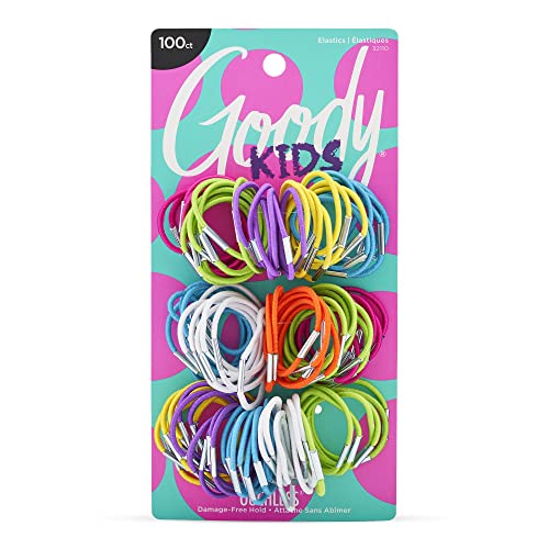 Goody Girls Classics Small Thin Metal Elastics, 100 Count, 0.16 lb