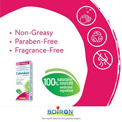 Boiron Calendula Cream, First Aid Cream, 70 g Tube, Topical Cream for Skin, Non-Greasy, Paraben-Free, Fragrance-Free