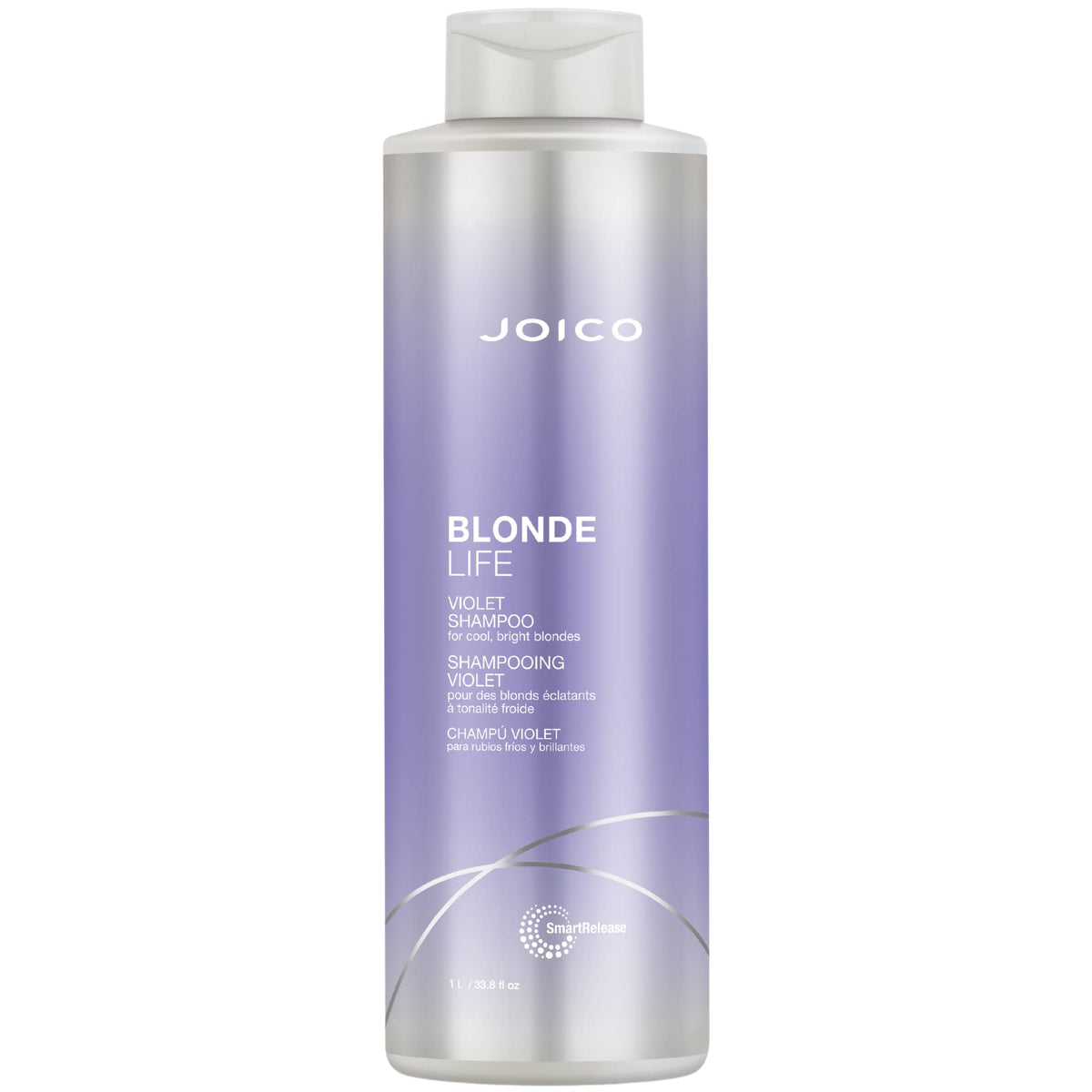 Joico Blonde Life Violet Purple Shampoo, Neutralizes Brassy Tones for Blonde Hair, Strengthen Dry Damaged Hair, with Rosehip Oil and Keratin