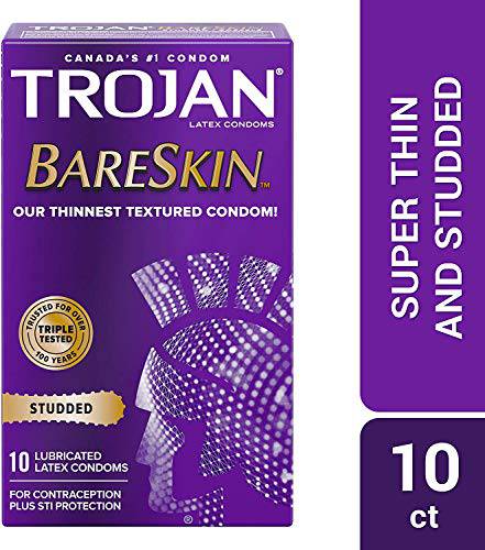 BareSkin Studded Condoms, Super Thin & Studded