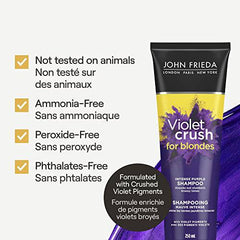 John Frieda Violet Crush Intense Purple Shampoo - Zecoya