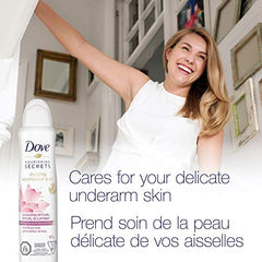 Dove Nourishing Secrets Antiperspirant Dry Spray Lotus Flower Scent antibacterial odour protection 107 g