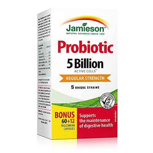 Jamieson Probiotics 5 Billion Active Cells - Regular Strength