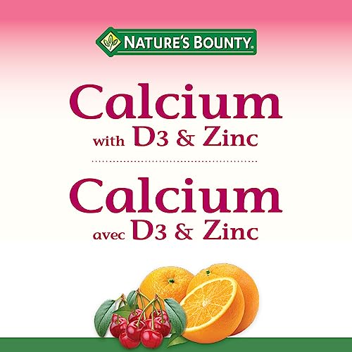 Nature's Bounty Calcium with D3 & Zinc Gummies