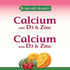Nature's Bounty Calcium with D3 & Zinc Gummies