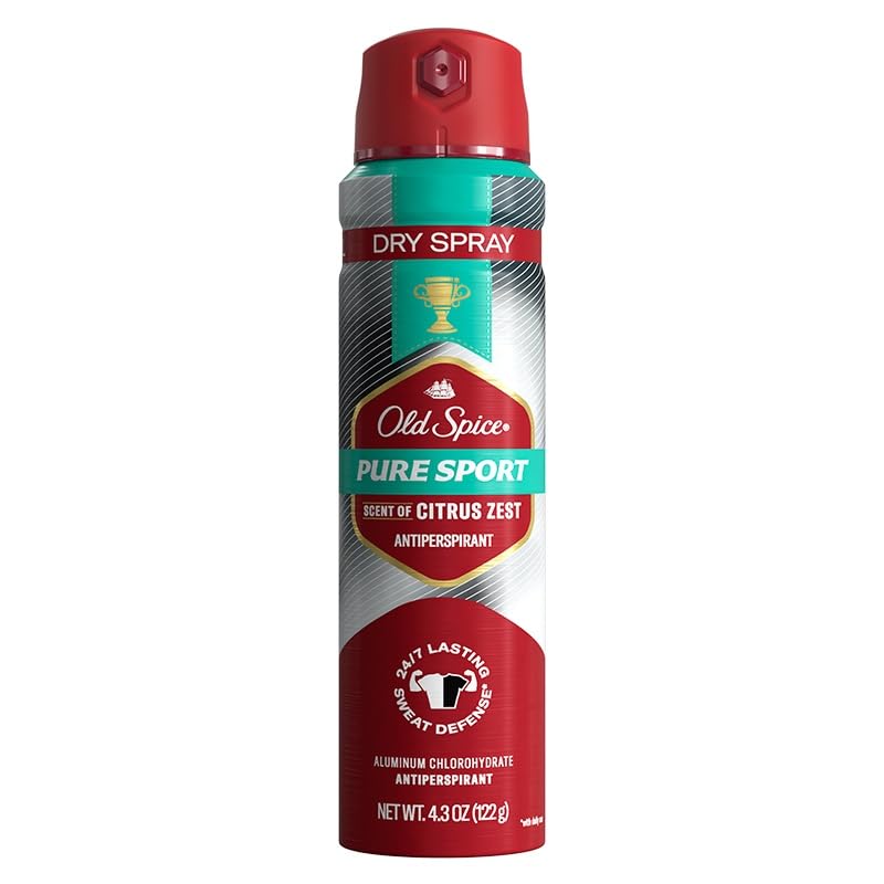 Old Spice Deodorant and Antiperspirant for Men, Sweat Defense, Pure Sport Plus, 122g - Package Look May Vary