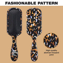 The Knot Dr. for Conair Pro Brite Abstract Leopard Print Hairbrush