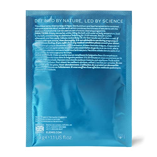 ELEMIS Cellutox Herbal Bath Synergy, Cellulite and Body Cleansing Bath Therapy, 10 Packets