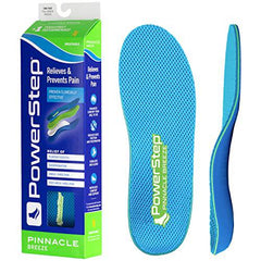 Powerstep Unisex's Pinnacle Breeze Insole, Blue/Green, Men's 16+