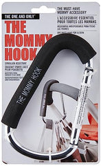 The Mommy Hook BK1006 Stroller Connectors, Silver/black, Small