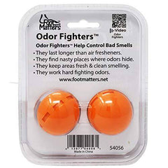 FOOTMATTERS Odor Fighters Shoe Deodorizer Balls (Contains 2 balls) - Adjustable Vanilla Scent