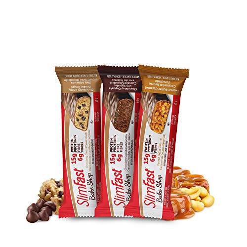 Bake Shop Meal Replacement Bars with 15g Protein and 6g Fibre