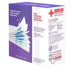 Band Aid gauze pads, medium 10 Count