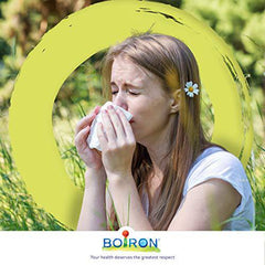 Boiron RhinAllergy for Relief from Allergy Symptoms of Sneezing, Runny Nose, and Itchy Eyes or Throat- 60 Tablets