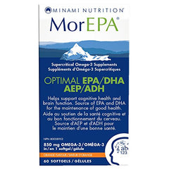 Minami MorEpa Optimal Epa/Dha Softgels, 60 Count, Orange