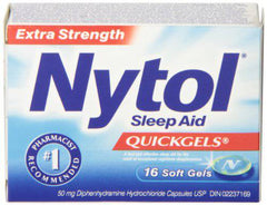 Nytol Extra Strength Quick Gels - 16 Count - Fast and Effective Nighttime Sleep Aid