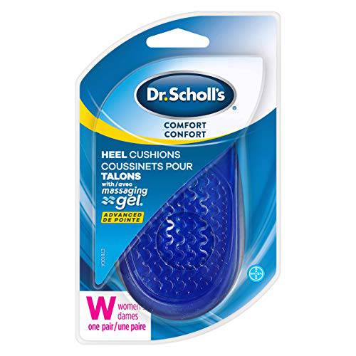 Dr. Scholl's Massaging Gel Advanced HEEL CUSHIONS (Women's 6-10) // Shock Absorption and Cushioning to Relieve Heel Discomfort