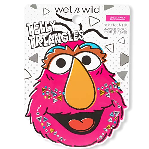 wet n wild Sesame Street Collection Telly Triangles Gem Face Masks