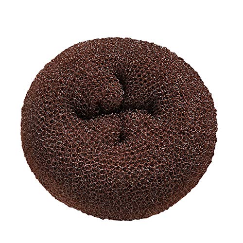 BaBylissPRO Hair Donuts, 3.5 inch Diameter in Brown, 3 per pack