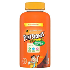 FLINTSTONES Kids Multivitamin Gummies Plus Immunity Support- Multivitamins for Kids, Kids Multivitamin Gummy With Zinc and Extra Vitamin C‡, Free of Artificial Sweeteners, Free of Aspartame, Free of Synthetic FD&C Dyes, 180 Gummies