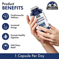 Magnesium Biglycinate 200 mg 150 Caps - Muscle Health, Bone Health and Cramp Relief - Sweet Dreams Magnesium Supplements - 3rd Party Tested - Formulated & Made in Canada