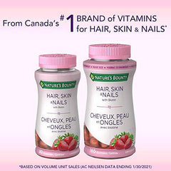 Hair Skin and Nails Gummies, Contains Biotin and Collagen