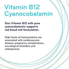 SISU B12 1000 mcg cyanocobalamin 60 VC